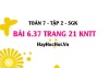 Bài 6.37 trang 21 Toán 7 Tập 2 Kết nối tri thức Bài 6.37 trang 21 Toán 7 Tập 2 Kết nối tri thức
